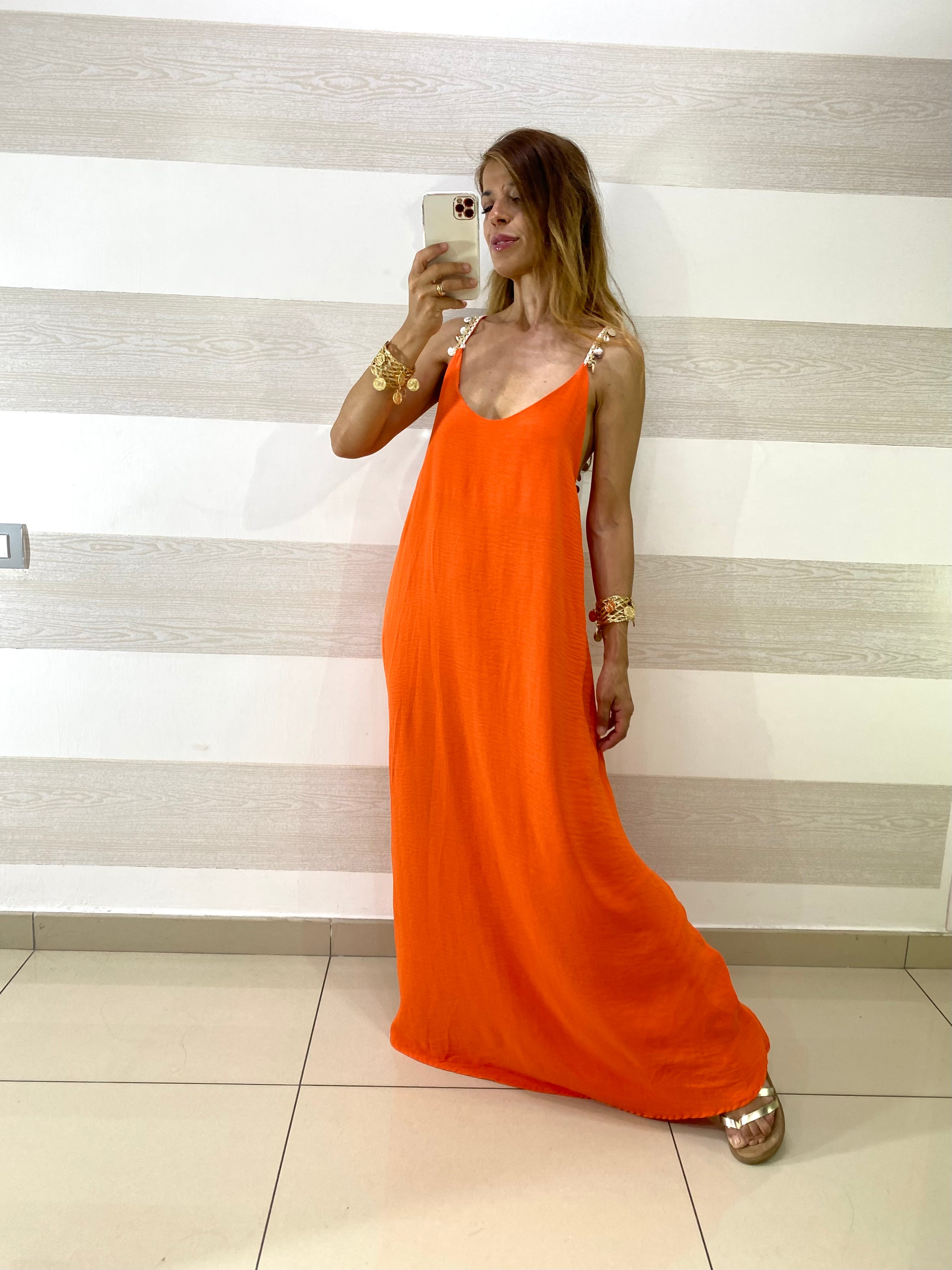 Vestito Ramona con Rete e Ciondoli