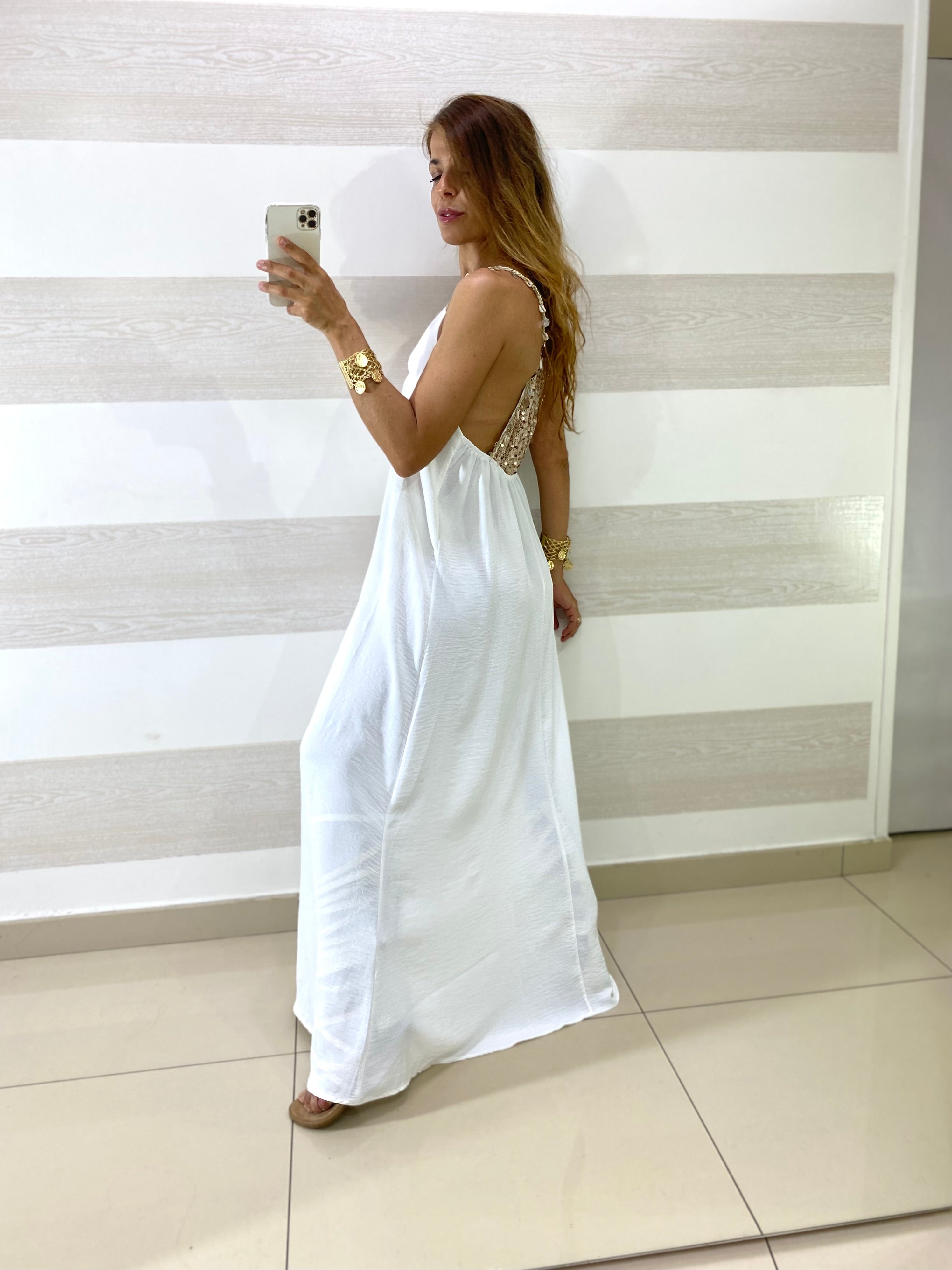 Vestito Ramona con Rete e Ciondoli