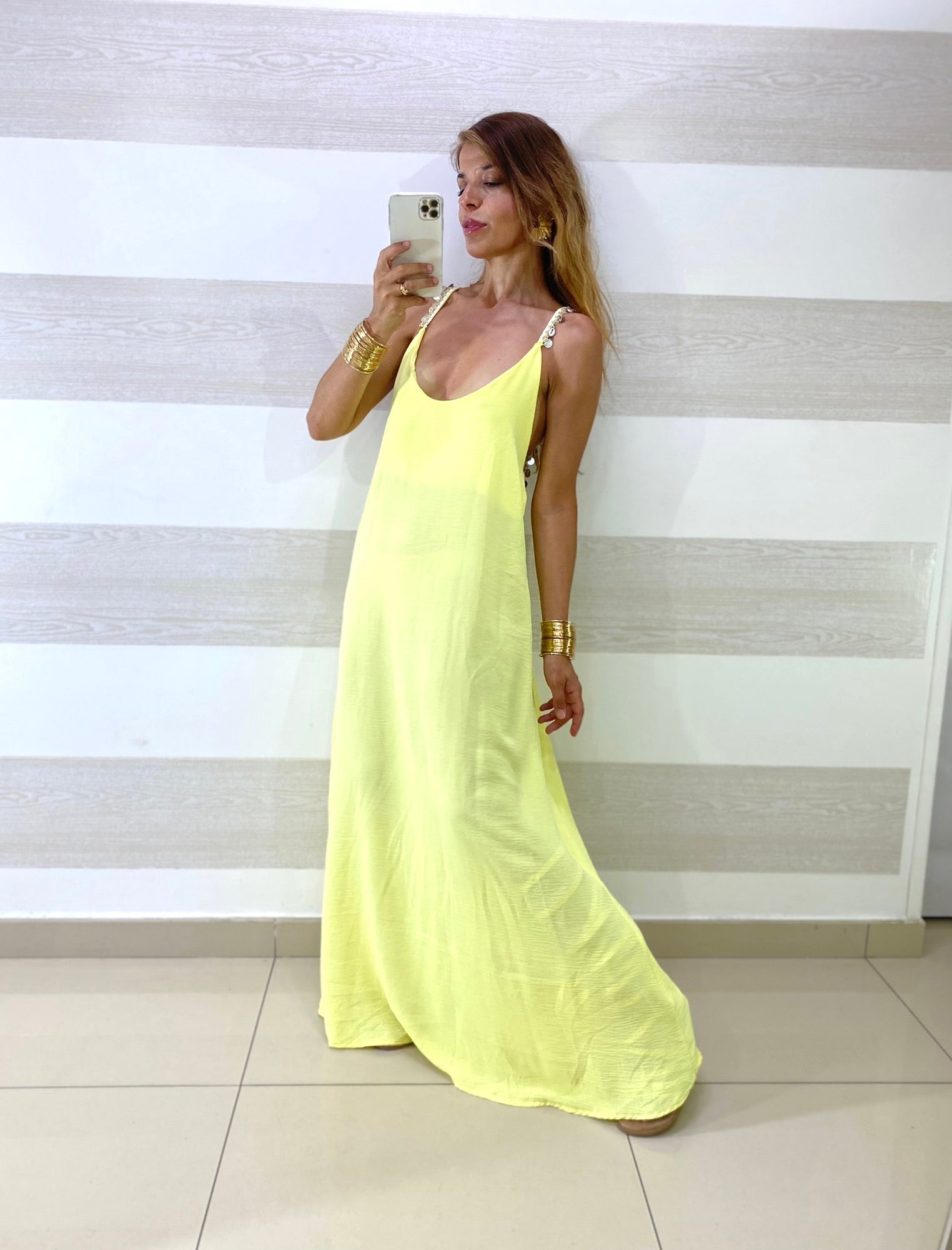 Vestito Ramona con Rete e Ciondoli