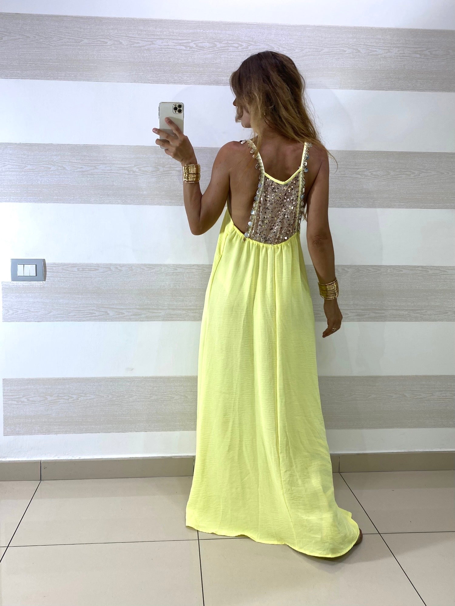 Vestito Ramona con Rete e Ciondoli