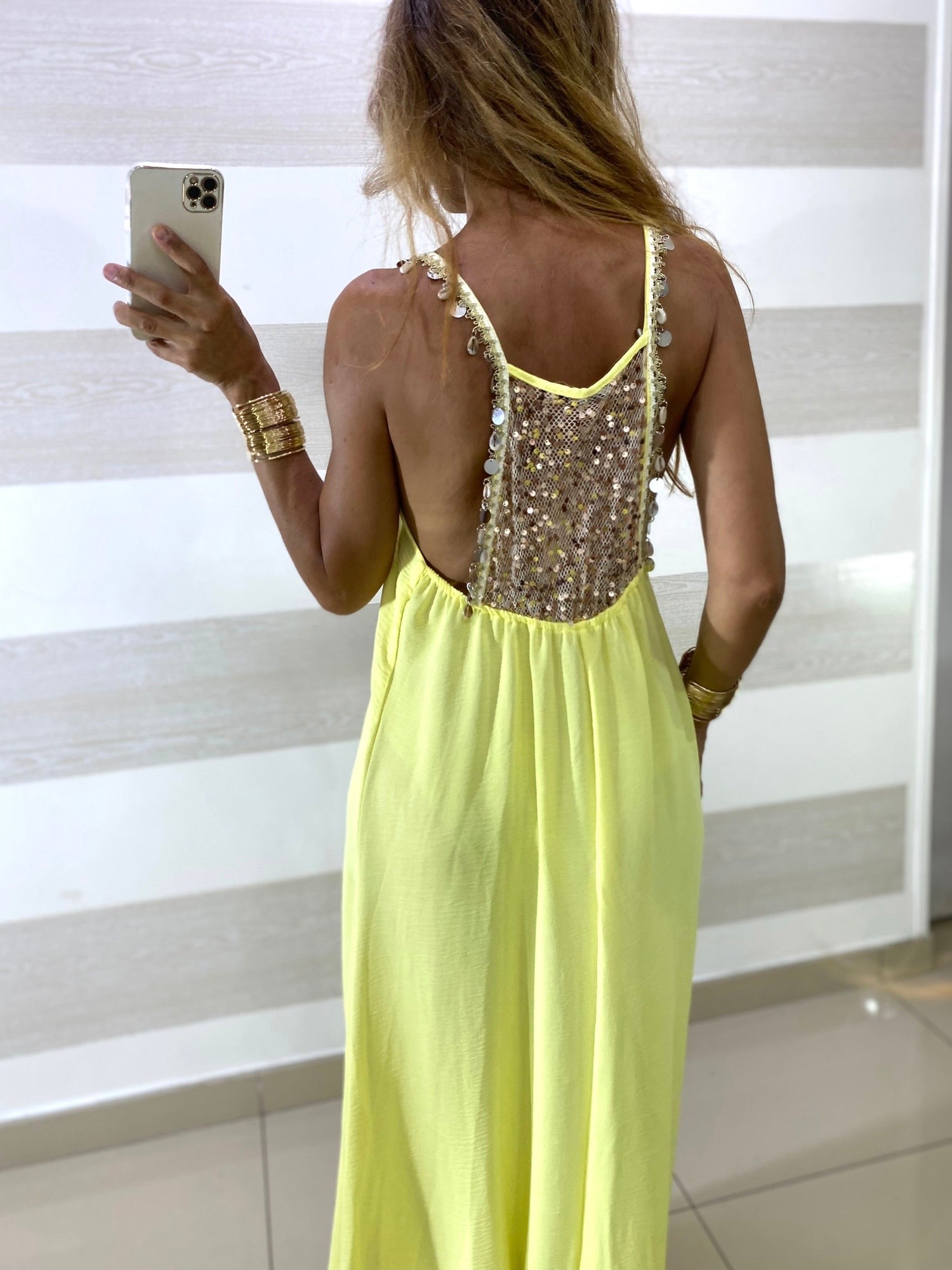 Vestito Ramona con Rete e Ciondoli
