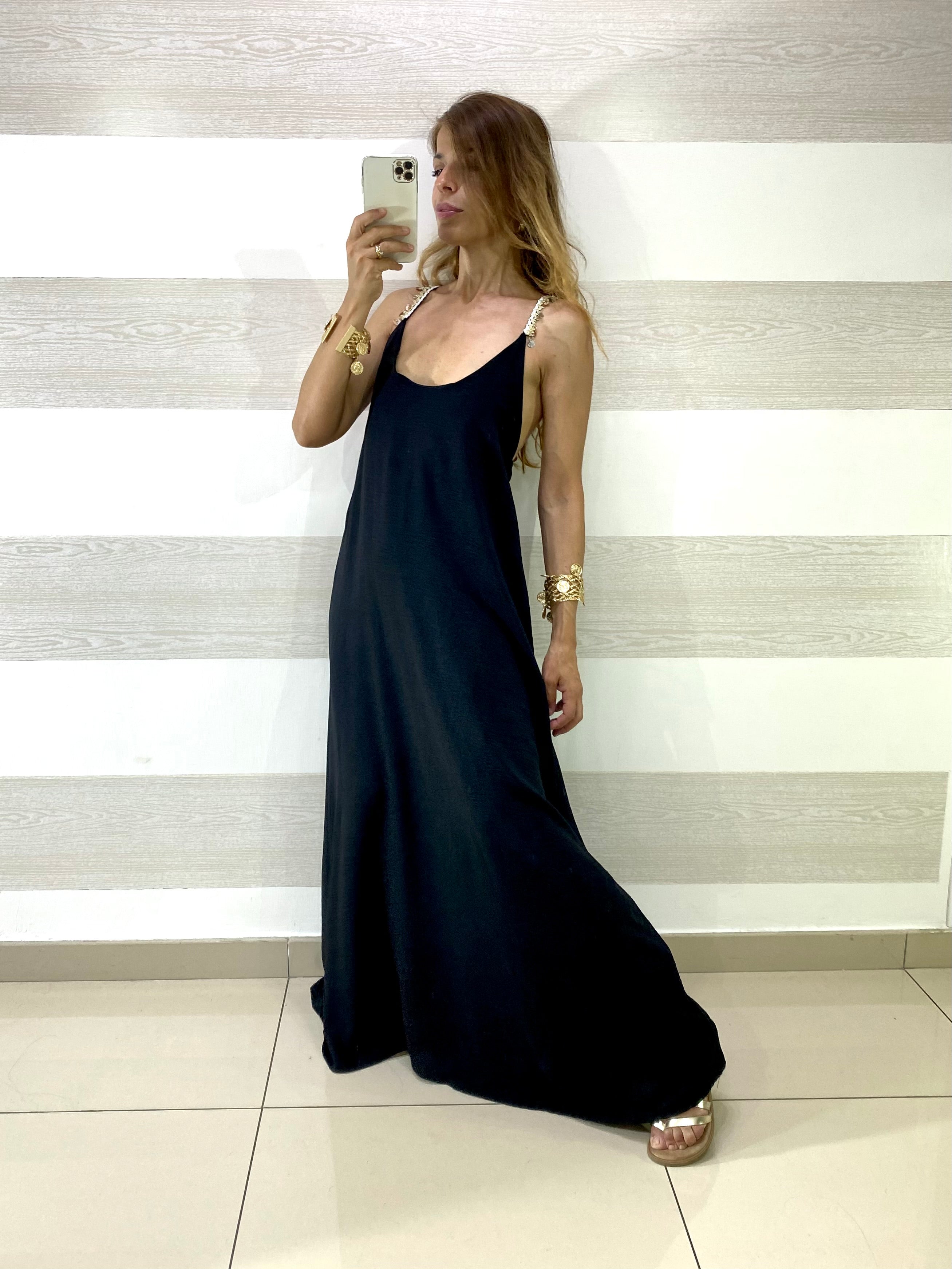 Vestito Ramona con Rete e Ciondoli