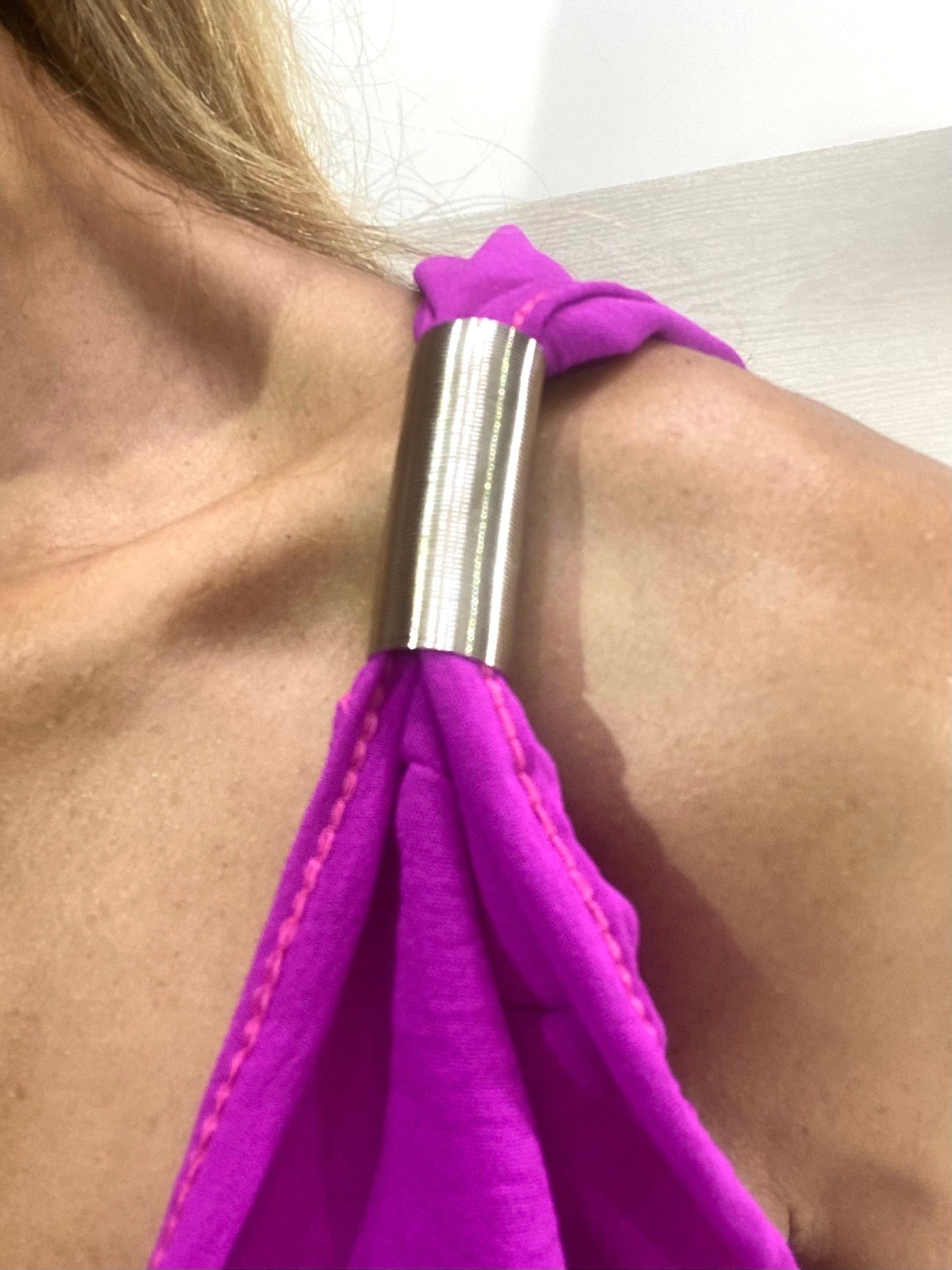 Vestito Senia con Applicazione alle Bretelle