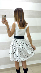 Vestito Shevon a Pois Svasato