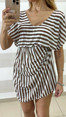 Vestito Winona a Righe Svasato